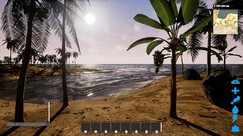 New Horizons beach environment